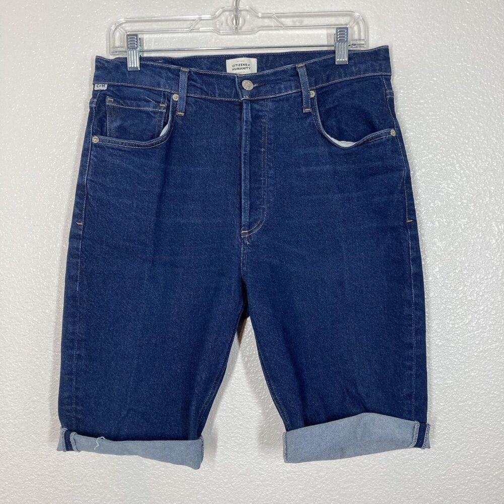 Citizens of Humanity Shorts Womens 29 Denim Jolene Button Fly Organic Cotton